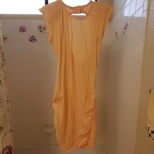 Peach dress